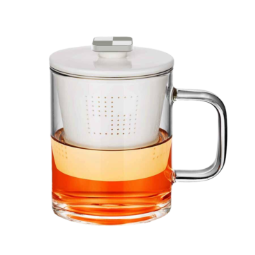 Чашка-заварник Bonston Total White BC-03, 450 мл