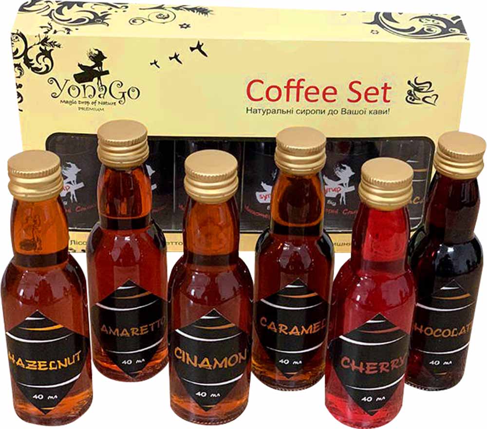 Набір сиропів Coffee Set, 40 мл х 6 шт - Зображення 2