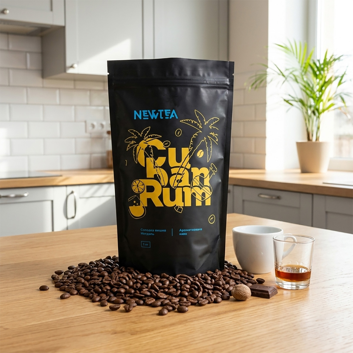Кава ароматизована NewTea Cuban Rum - Зображення 2