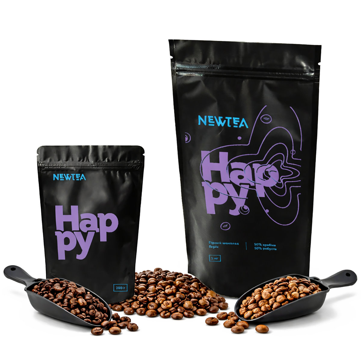 Кава в зернах NewTea Happy mean