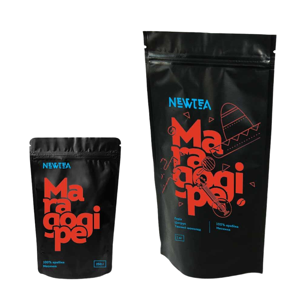 Кава в зернах NewTea Maragogipe 100% Арабіка Мексика