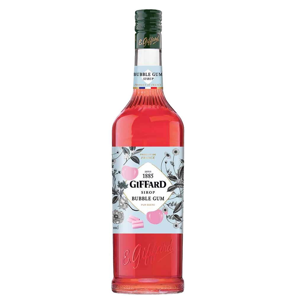 Сироп Giffard Жуйка/Бабл Гам (рожевий), 1 л