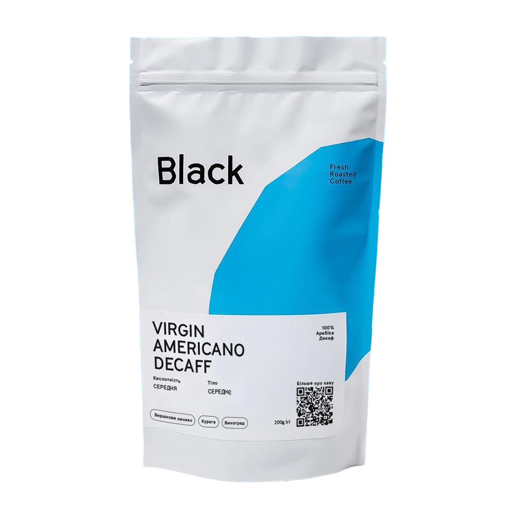 Кава мелена VIRGIN AMERICANO (DECAFF), еспресо, 200 г